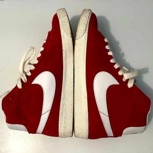 Nike BLAZER MID | Red Suede - Womens 7.5/Youth 6 - Picture 4 of 6